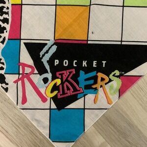 Vintage 1980s Pocket Rockers Fisher Price bandana